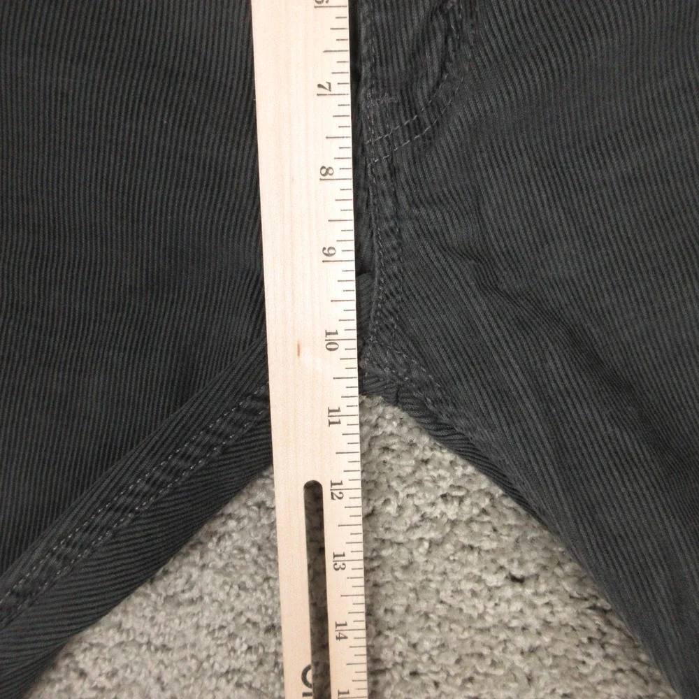 Levis Pants Mens 30x32 Charcoal 513 Slim Straight Corduroy 5 Pocket Chinos